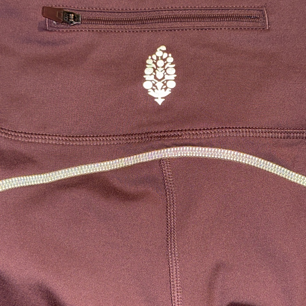FP Movement You’re A Peach High Rise Pocket Leggings Mauve S NWOT - Picture 2 of 10